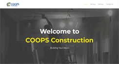 Desktop Screenshot of coopsconstruction.com